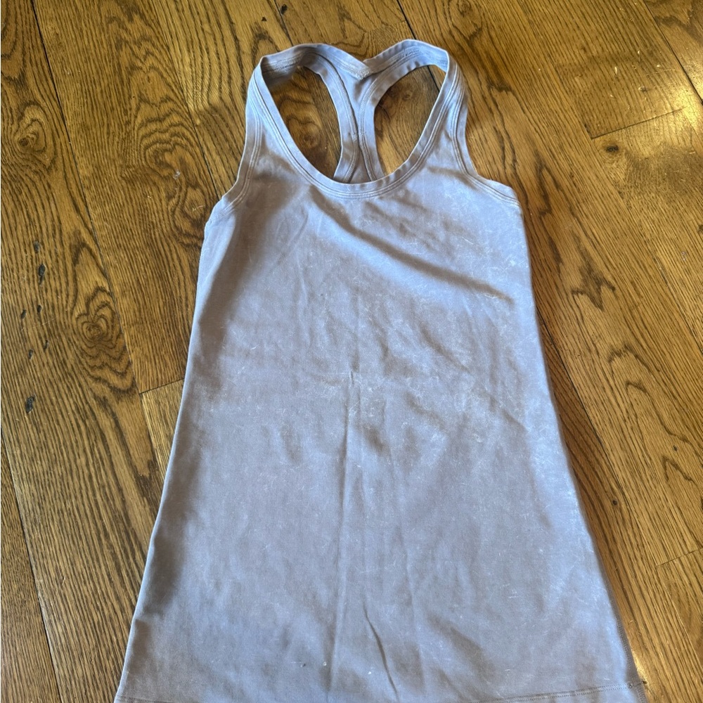 Lululemon Tan Racerback Tank Top